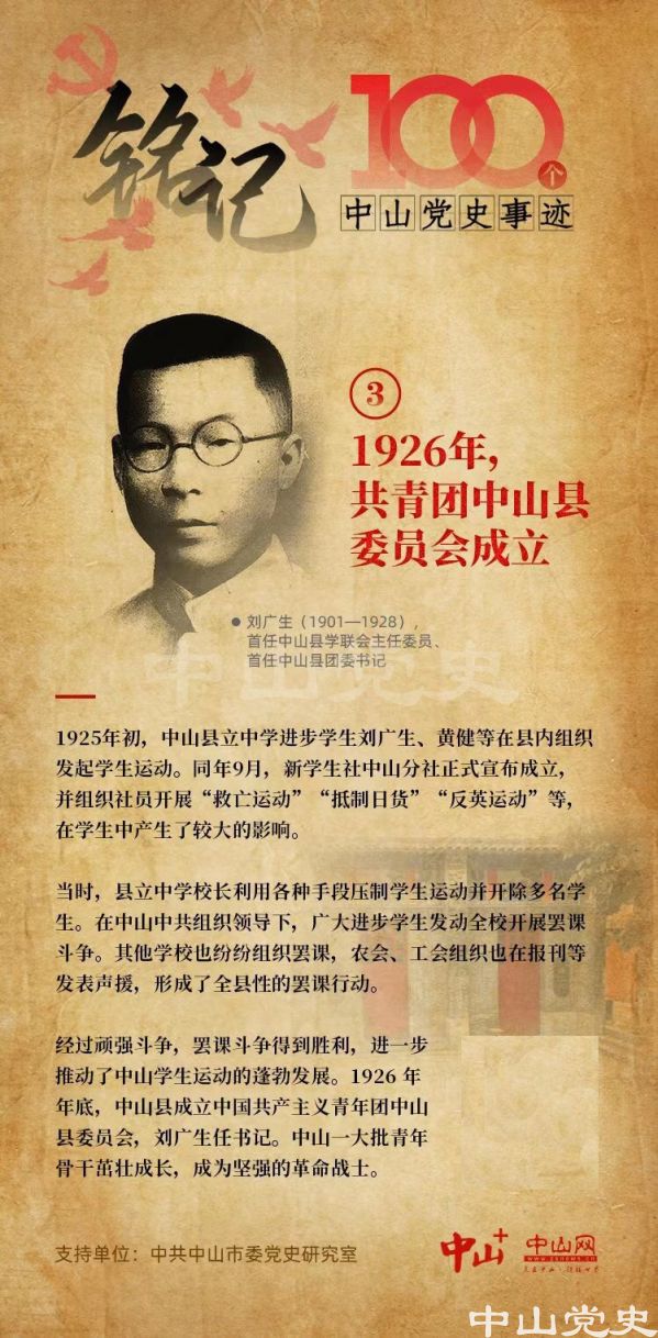 【銘記③】1926年，共青團(tuán)中山縣委員會(huì)成立.jpg